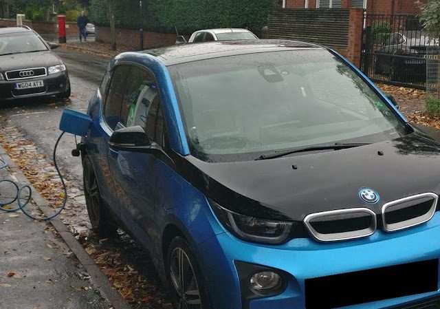 Be.EV Charging Station in Manchester United Kingdom of Great Britain and Northern Ireland