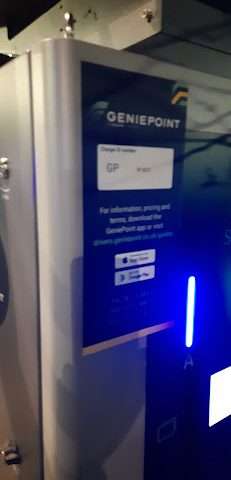 GeniePoint Charging Station in Glastonbury United Kingdom of Great Britain and Northern Ireland