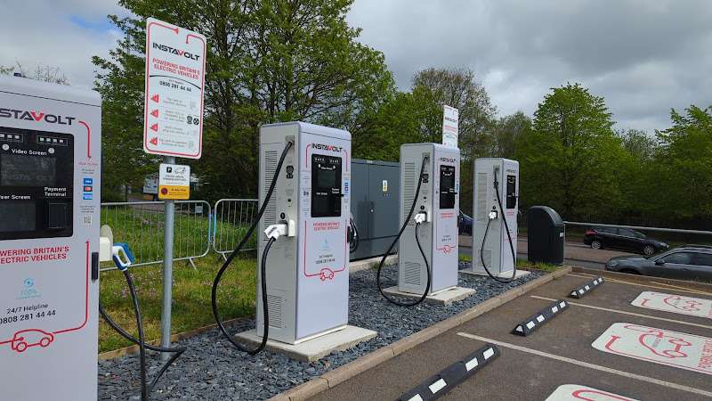 InstaVolt Charging Station EV Charging Station at KFC Lakeside