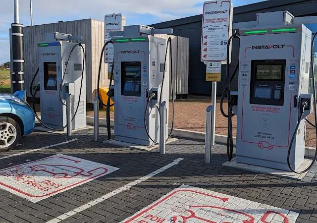 InstaVolt Charging Station in Newark United Kingdom of Great Britain and Northern Ireland