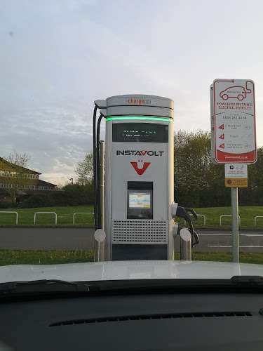 InstaVolt Charging Station EV Charging Station at Grange Farm Service Station