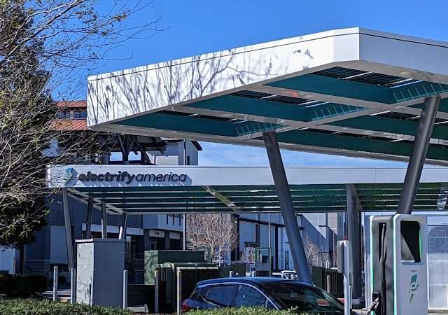 Electrify America Charging Station in Santa Clara California