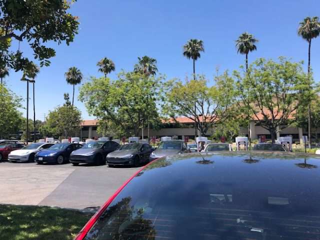 Tesla Supercharger in Calabasas California