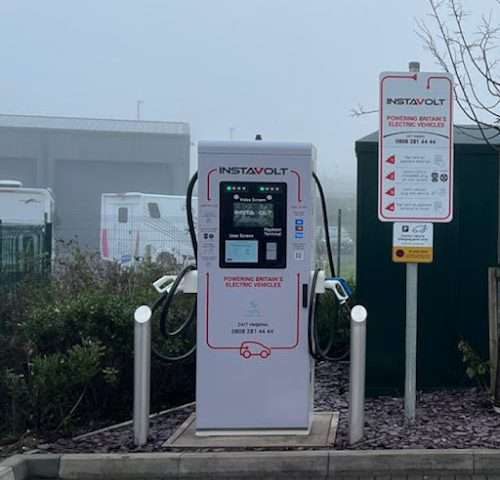 InstaVolt Charging Station in Ilminster United Kingdom of Great Britain and Northern Ireland