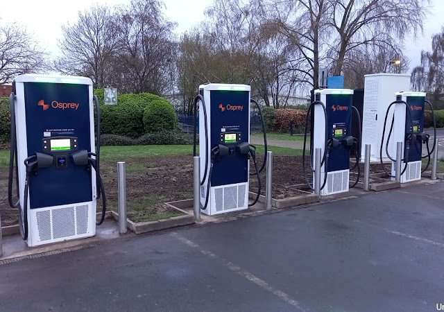 Osprey Charging Station in Birmingham United Kingdom of Great Britain and Northern Ireland