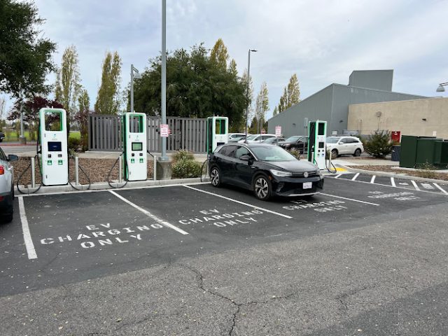 Electrify America Charging Station in Petaluma California