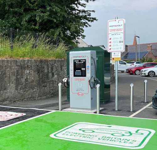 InstaVolt Charging Station in Oswestry United Kingdom of Great Britain and Northern Ireland