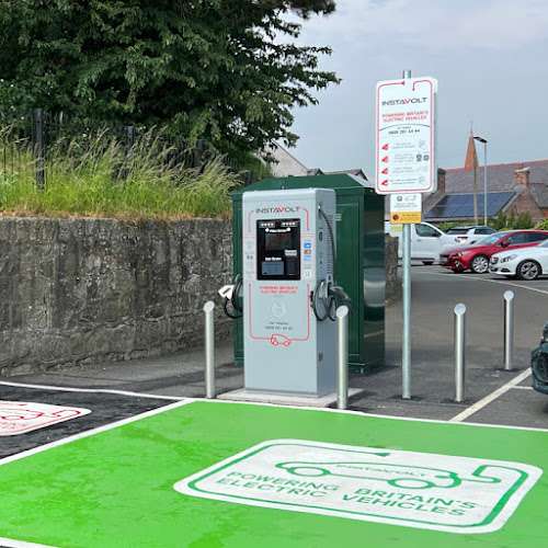 InstaVolt Charging Station EV Charging Station at Castle Car Park