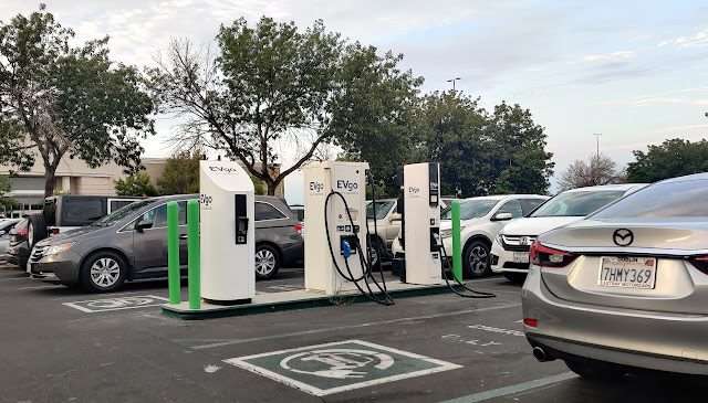 EVgo Charging Station in Tracy California