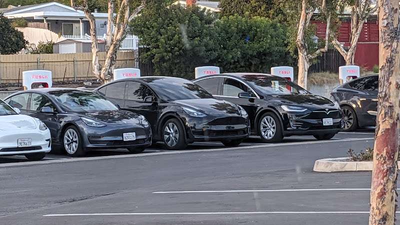 Tesla Supercharger EV Charging Station at Navajo Rd #8766