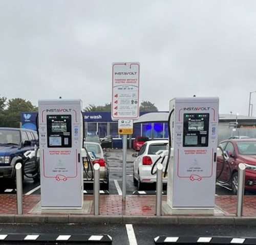 InstaVolt Charging Station in Redruth United Kingdom of Great Britain and Northern Ireland