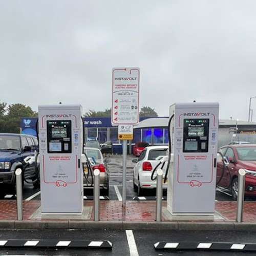 InstaVolt Charging Station EV Charging Station at Mcdonalds