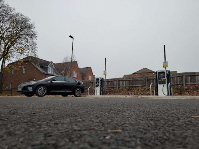 bp pulse Charging Station in Nottingham United Kingdom of Great Britain and Northern Ireland