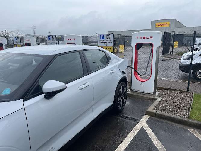 Tesla Supercharger EV Charging Station at Wellington Cir