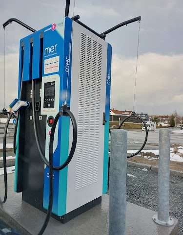 Mer Charging Station in Tiller Norway 7075