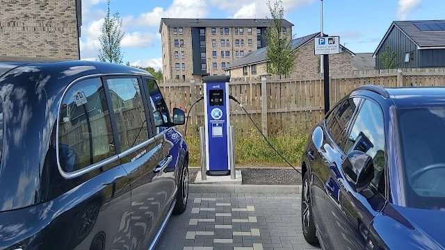 ChargePlace Scotland Charging Station in Glasgow United Kingdom of Great Britain and Northern Ireland
