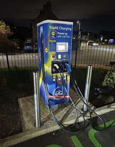 Lidl Charging Station in Stockton-on-Tees United Kingdom of Great Britain and Northern Ireland