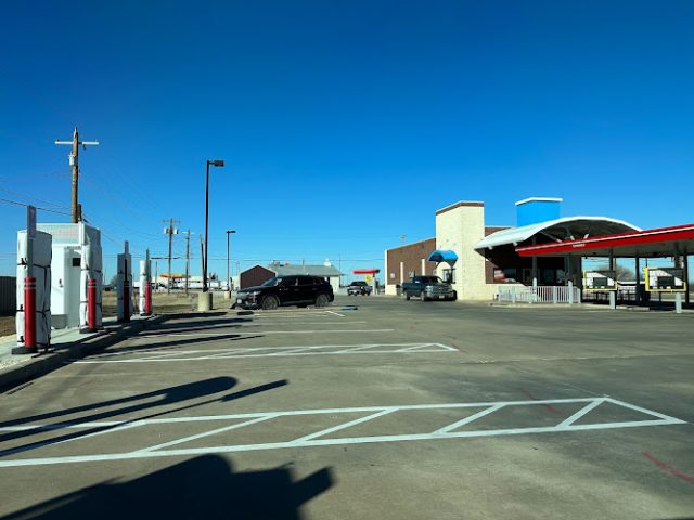 Tesla Supercharger in Quanah Texas