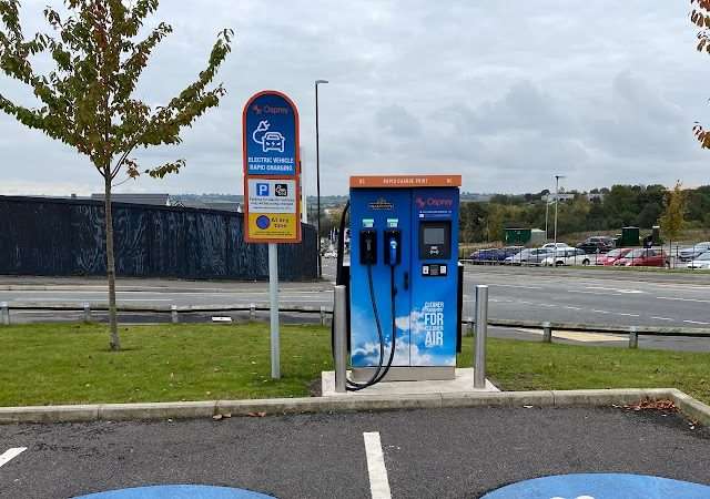 Osprey Charging Station in Chesterfield United Kingdom of Great Britain and Northern Ireland