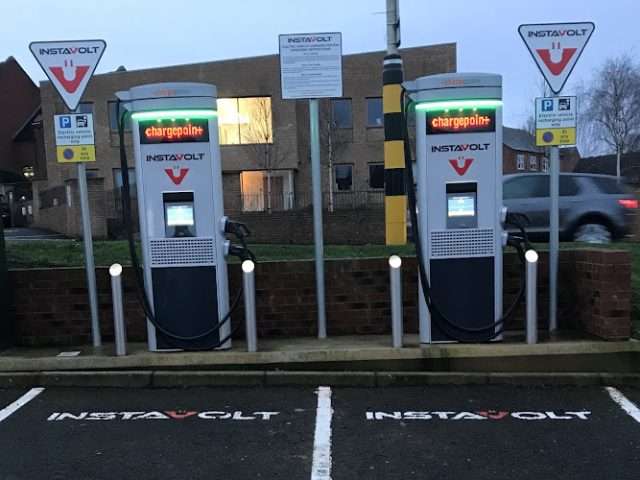 InstaVolt Charging Station in Stourbridge United Kingdom of Great Britain and Northern Ireland