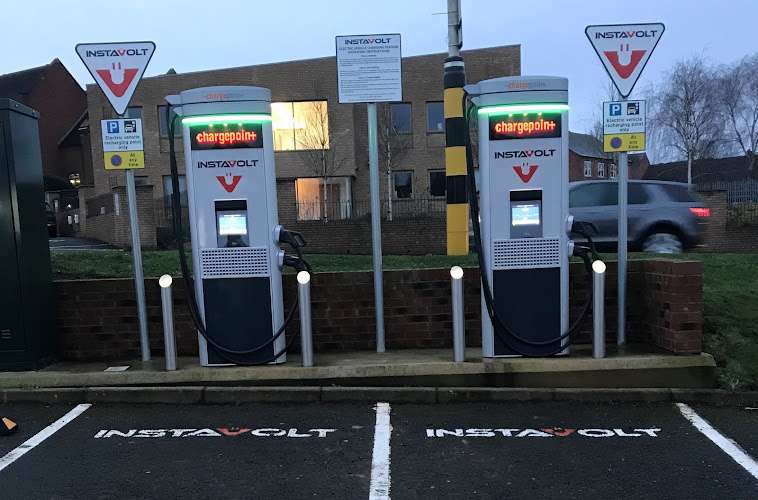 InstaVolt Charging Station EV Charging Station at Retail Park