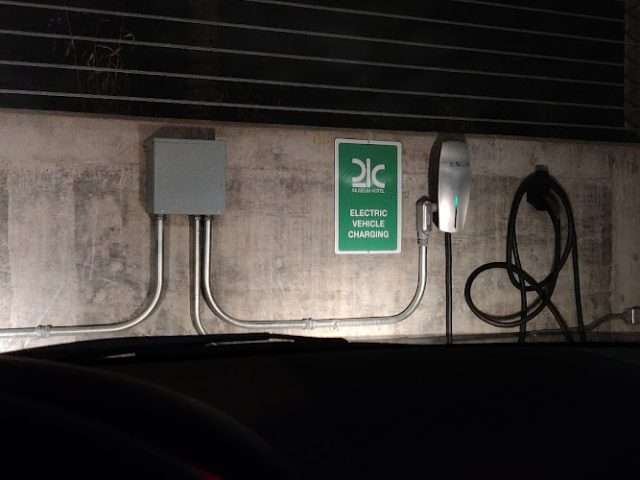 Tesla Destination Charger in Bentonville Arkansas