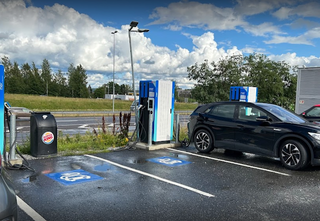Mer Charging Station in Kløfta Norway 2040
