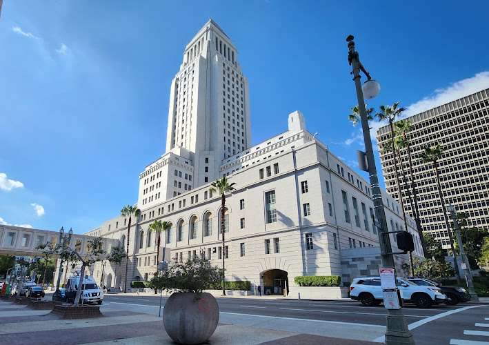 Los Angeles City Hall EV Charging Station at 200 N Spring St