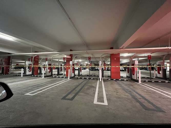 Tesla Supercharger EV Charging Station at Kaleidoscope