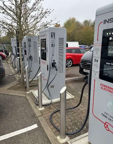 InstaVolt Charging Station in Dunmow United Kingdom of Great Britain and Northern Ireland