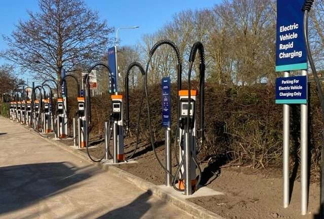 Osprey Charging Station in Cleethorpes United Kingdom of Great Britain and Northern Ireland