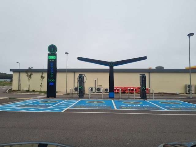 Evpoint Charging Station in Peterhead United Kingdom of Great Britain and Northern Ireland
