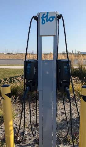 FLO Charging Station in Whitby Ontario Canada