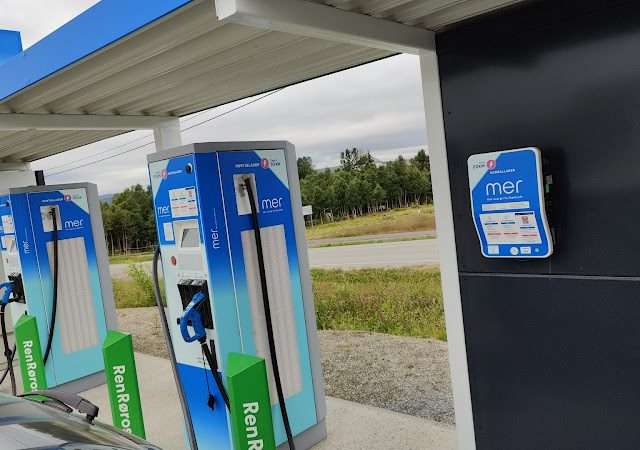 Mer Charging Station in Røros Norway 7374