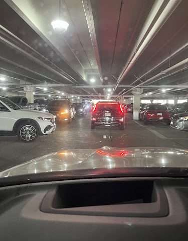 Valley Fair Parking Garage Upper Level Entrance in San Jose California