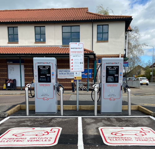 InstaVolt Charging Station in Bristol United Kingdom of Great Britain and Northern Ireland