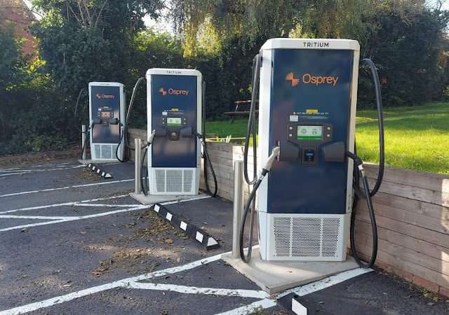 Osprey Charging Station in Milton Keynes United Kingdom of Great Britain and Northern Ireland