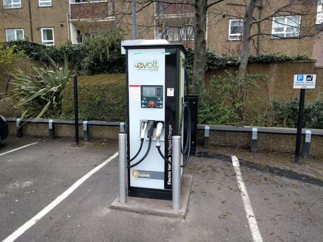 GeniePoint Charging Station in Whitehaven United Kingdom of Great Britain and Northern Ireland
