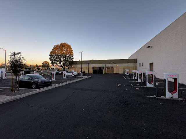 Tesla Supercharger in Lancaster California