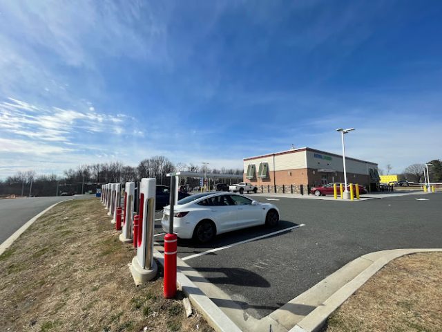 Tesla Supercharger in Aberdeen Maryland