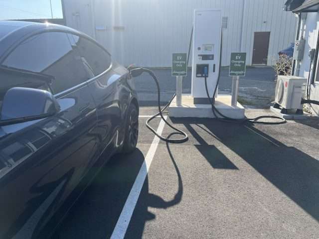 Nissan Charging Station in Chambersburg Pennsylvania