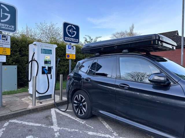 GRIDSERVE Charging Station in Tiverton United Kingdom of Great Britain and Northern Ireland