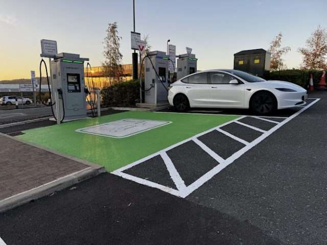 InstaVolt Charging Station in Carnforth United Kingdom of Great Britain and Northern Ireland