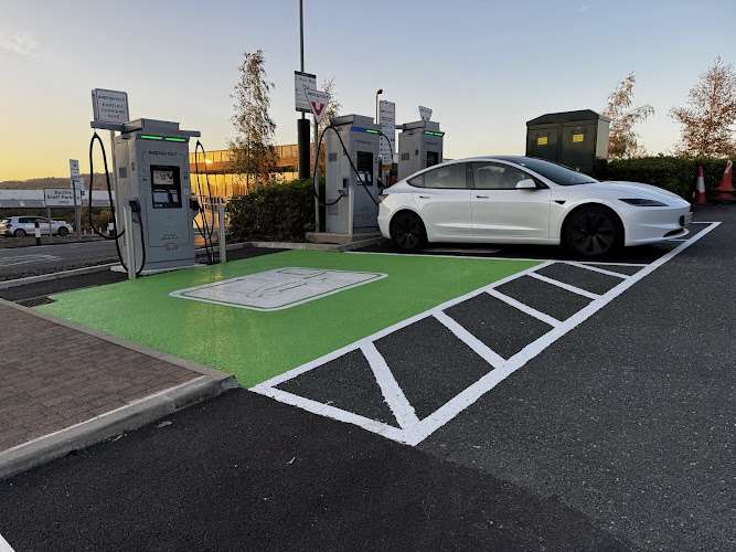 InstaVolt Charging Station EV Charging Station at Booths Supermarket
