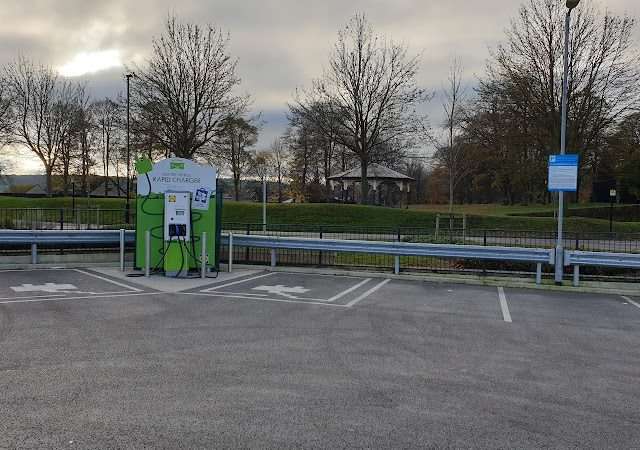 Pod Point Charging Station in Bingley United Kingdom of Great Britain and Northern Ireland