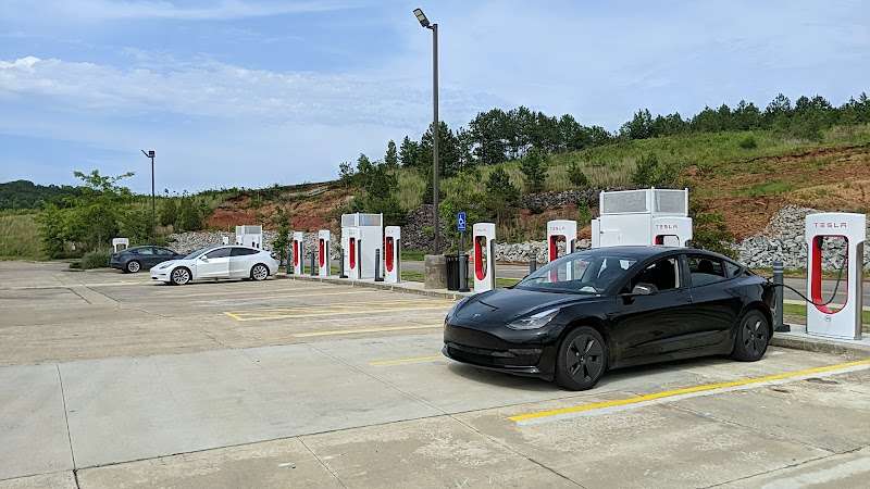 Tesla Supercharger EV Charging Station at AL-44 #5750