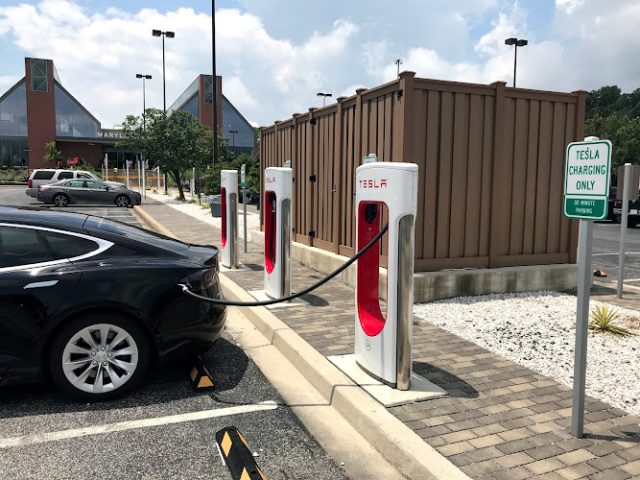 Tesla Supercharger in Aberdeen Maryland