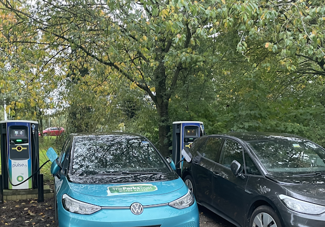 bp pulse Charging Station in Milton Keynes United Kingdom of Great Britain and Northern Ireland