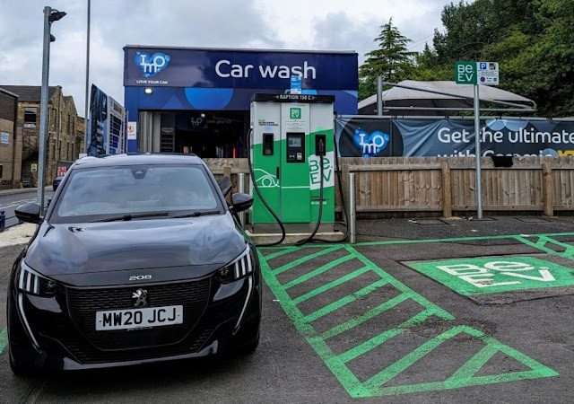 Be.EV Charging Station in Dewsbury United Kingdom of Great Britain and Northern Ireland
