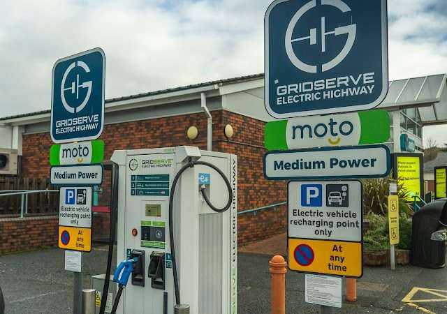GRIDSERVE Charging Station in Wakefield United Kingdom of Great Britain and Northern Ireland
